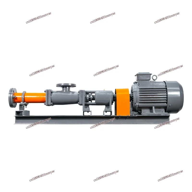 

G type screw cast iron stainless steel sludge pump frequency conversion single screw pump