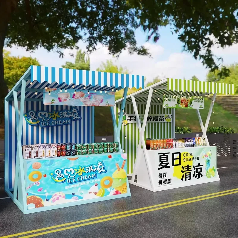 For Outdoor Night Market Stall Scaffolding Large Scale Activity Booth Display Rack Commercial Street Promotional Stand Sturdy