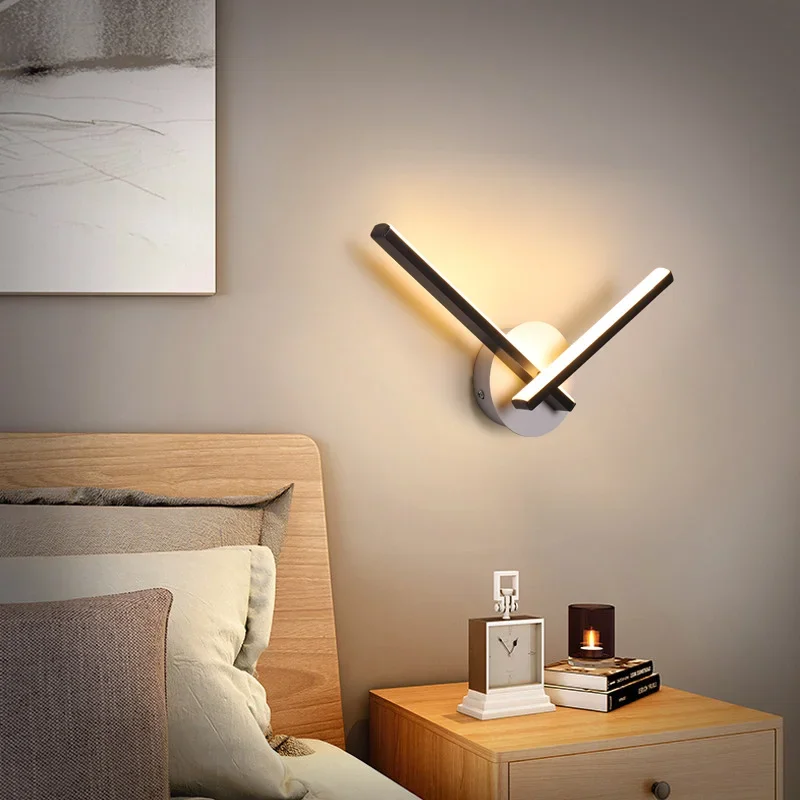 

Modern LED Wall Lamp Living Room Bedroom Bedside indoor Lighting Lamp Luminaire Wandlamp Customized Sconce Dropping Shipping