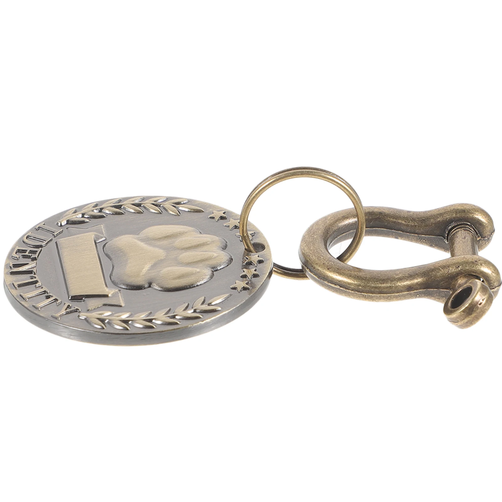 

Pet Identity Tag Cat Engraved Tags Anti-lost Supplies DIY Zinc Alloy Round Shape Custom Name Engraving Pet ID Tag for Dog Cat