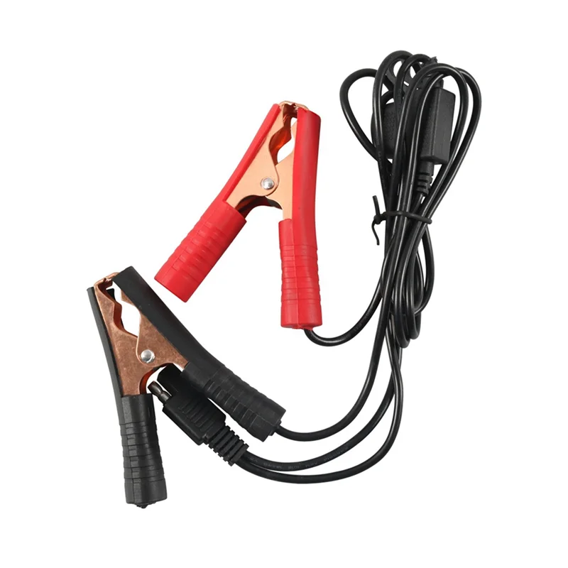 SEWS-14AWG 14AWG To SAE Alligator Clip Battery Extension Charging Cable Battery Charger Accessory Combo Cable