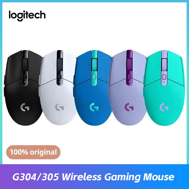 Logitech G304/G305 Wireless Mouse 5 Battery Gaming Peripherals Programmable Lightweight Portable Mouse