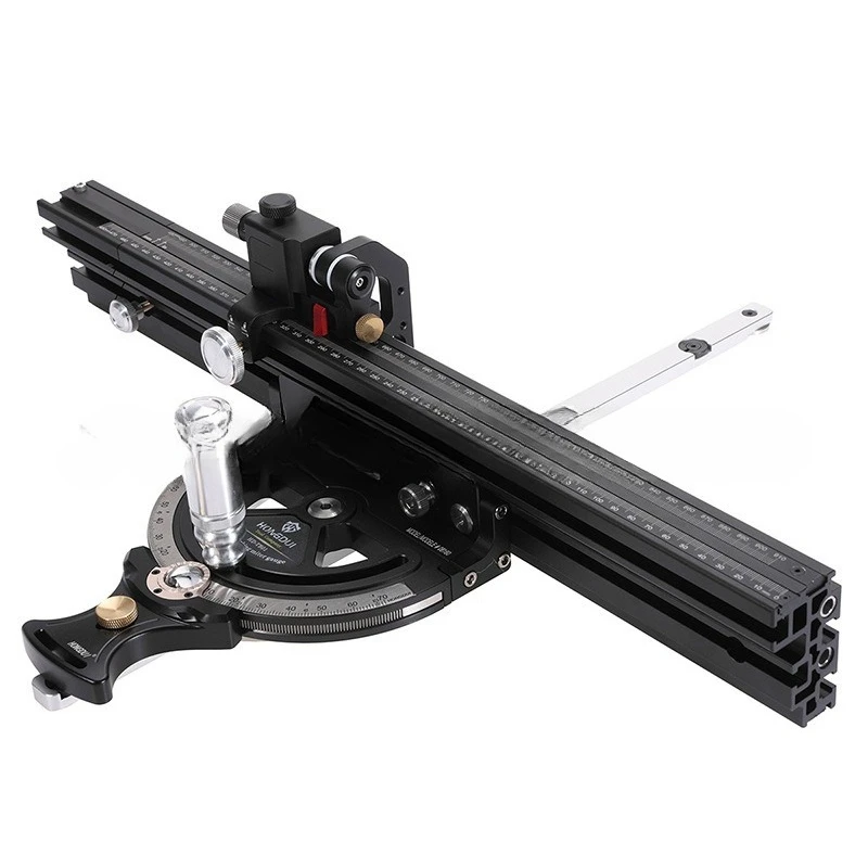For Woodworking Table Saw Fence Scale Stop Gauge Modification Push Block DIY Auxiliary Tool