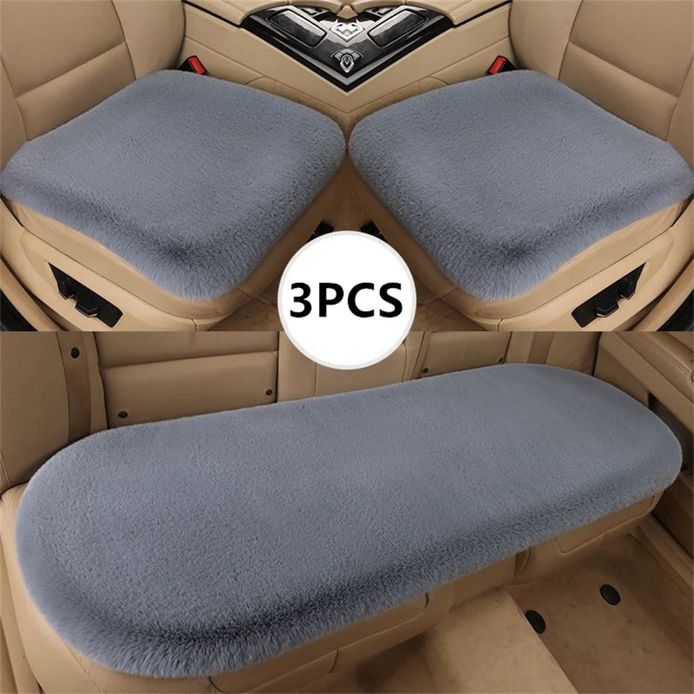 Cojín de felpa para asiento de coche, funda de lana para Hyundai i30, Creta, Tucson, ix35, Solaris, Elantra, Santa Fe, Kona, i40, Getz, Palisade, Terracan