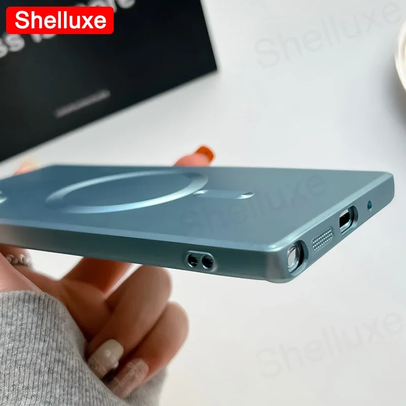 Note10 Plus Case Shelluxe Luxury Magsafe Wireless Charge TPU Soft Case For Samsung Galaxy Note 20 10 Note20 Ultra Phone Cases - náhled 5