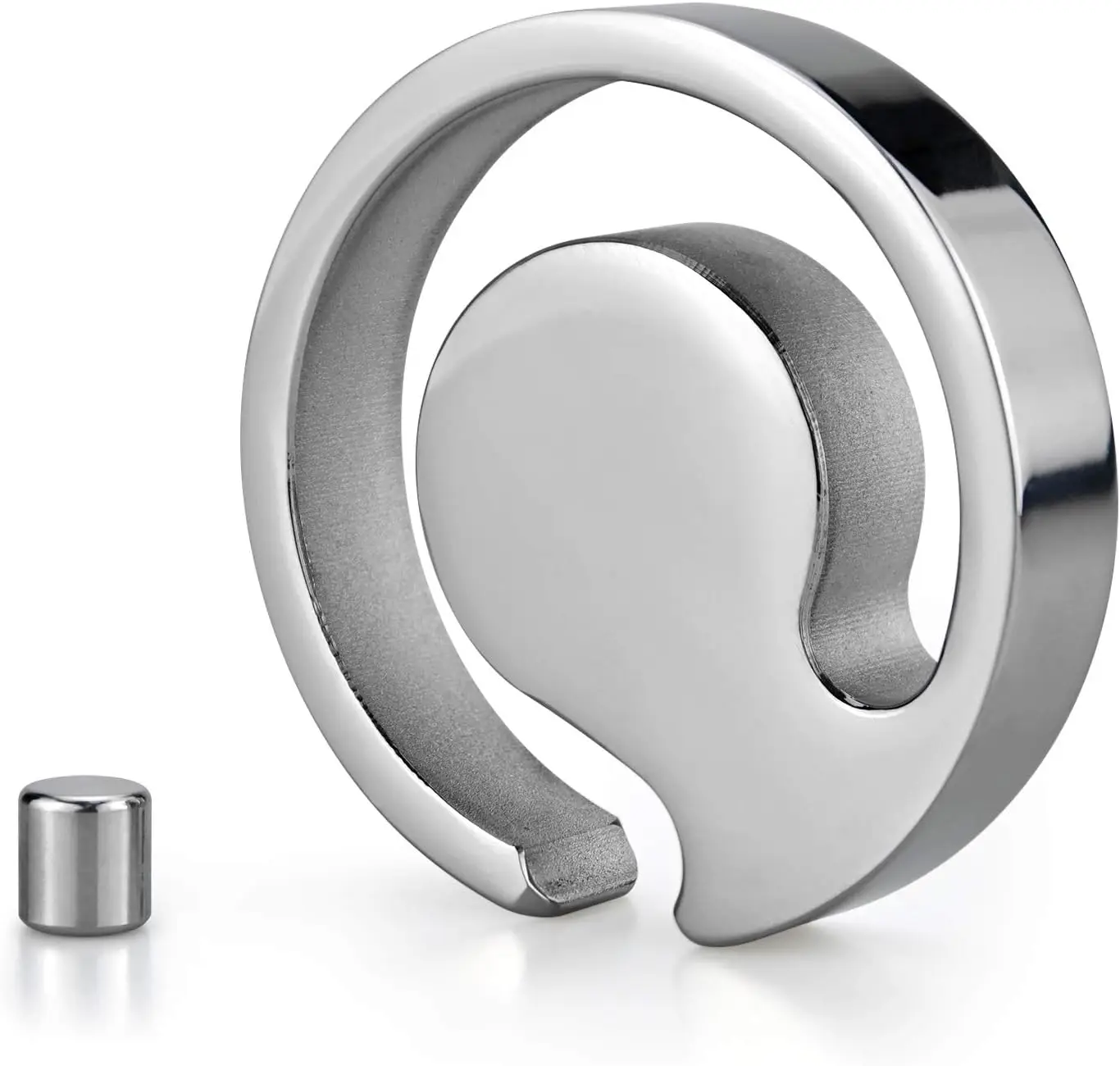 FST كيس الصفن قلادة الكرة نقالات الخصية الوزن الفولاذ المقاوم للصدأ القضيب ضبط النفس حلقة قفل الديك (9.87 أوقية) #3