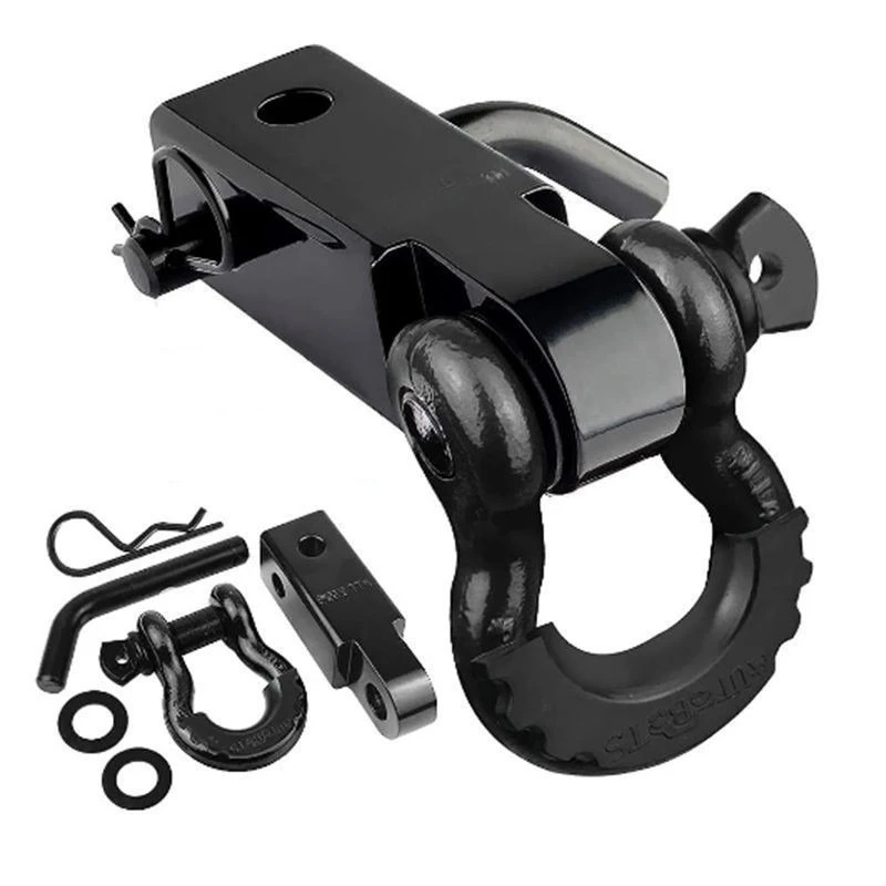 Carbon Steel Tow Arm 2inch Solid Square Tow Hook Off-Road Tow Modification and Other Car Accessories