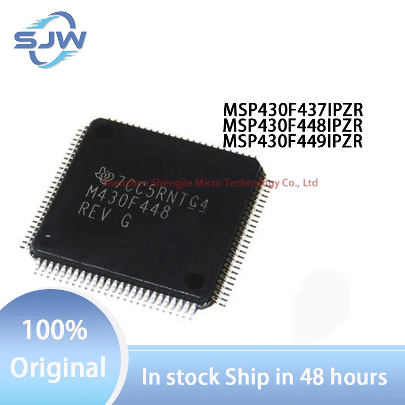 

MSP430F437IPZR MSP430F448IPZR MSP430F449IPZR Screen printing M430F437 F430F448 M430F449 LQFP100 single-chip microcomputer