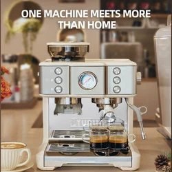 Household Coffee Maker Electric Espresso Machine Coffee Beans Grinder Cafetera Italiana Ekspresy Do Kawy