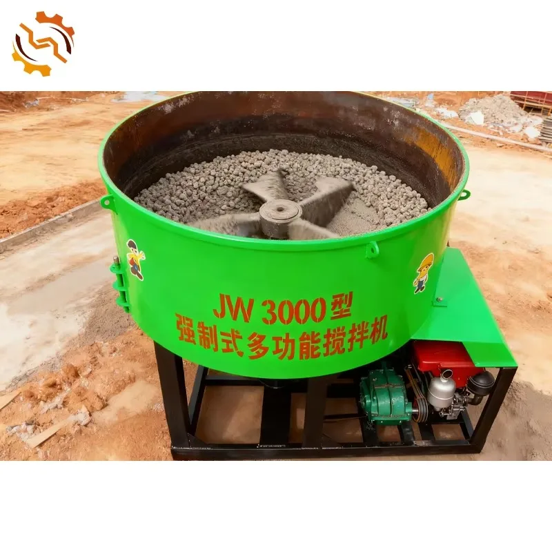 Vertical Concrete Flat Mixer Mortar Mixing Mixer Cement 500 Pot Mixer