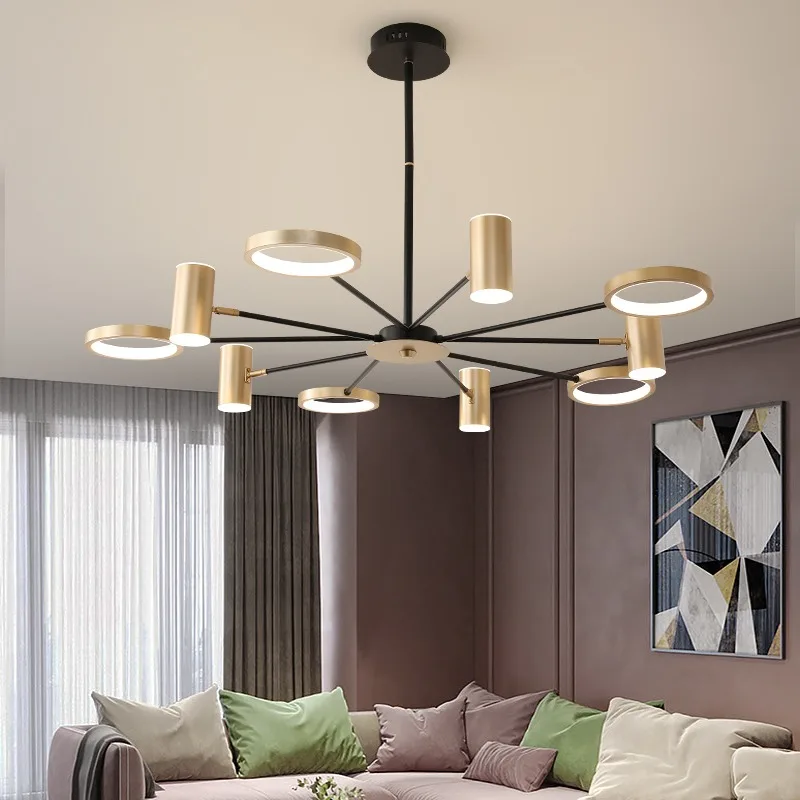 

Living room chandelier simple modern Scandinavian light luxury bedroom lamp creative personality restaurant designer LED lamps