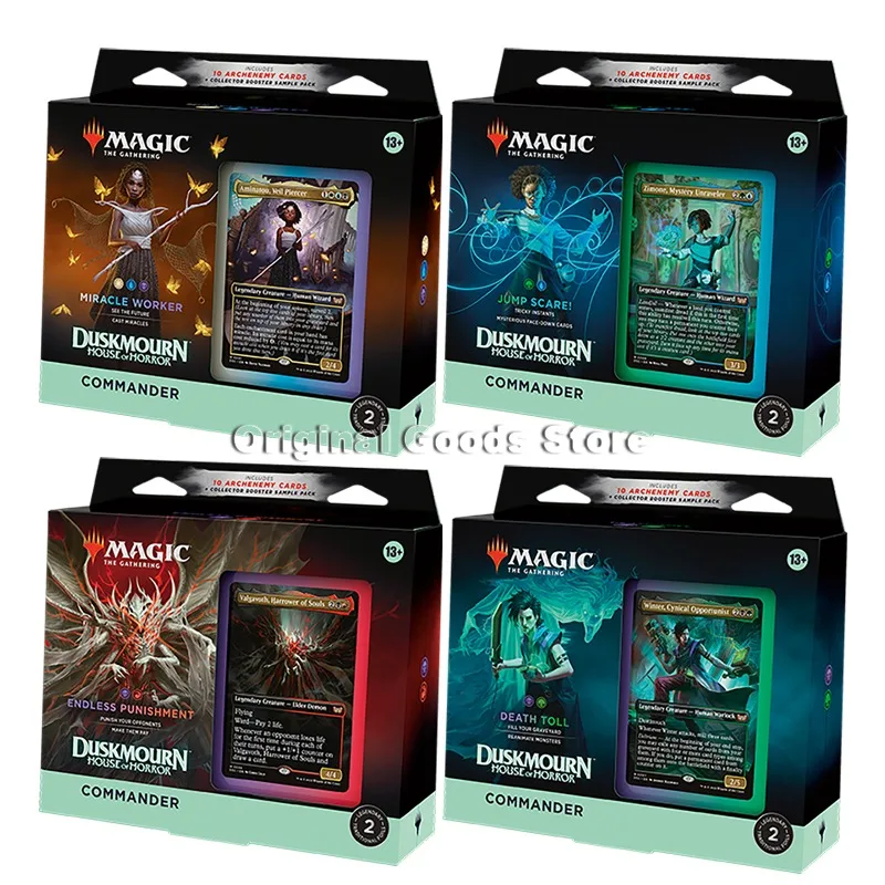 Original Duskmourn House of Horror Card Magic The Gathering Commander English Booster Box Collection Trading Cards Children Gift