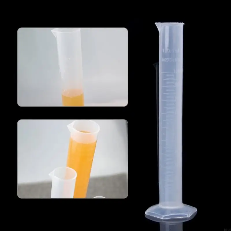 H05E 100ml Plastic Hydrometer Test Tube For Homebrew Beer Wine Mead