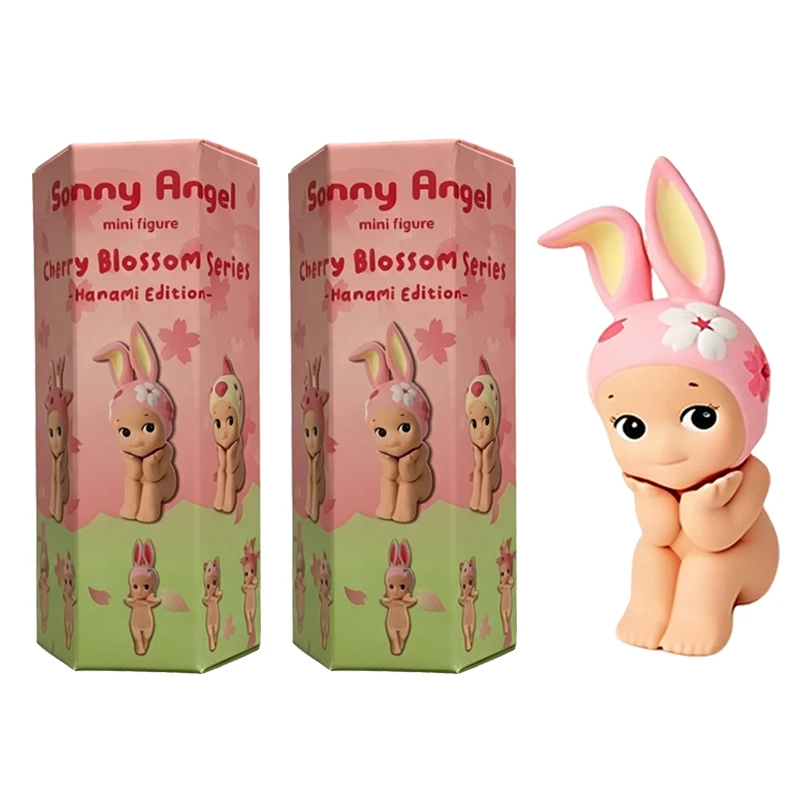 Neue Niedliche Engel-Blindbox Kirschblüten-Serie Anime-Figuren Sammlerstücke Ornamente Geburtstagsgeschenk Weihnachtsdekoration – Detail 5