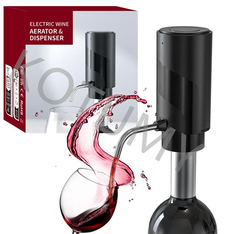 New Portable Automatic Wine Aerator and Dispenser Rechargerable Fast Wine Decanter