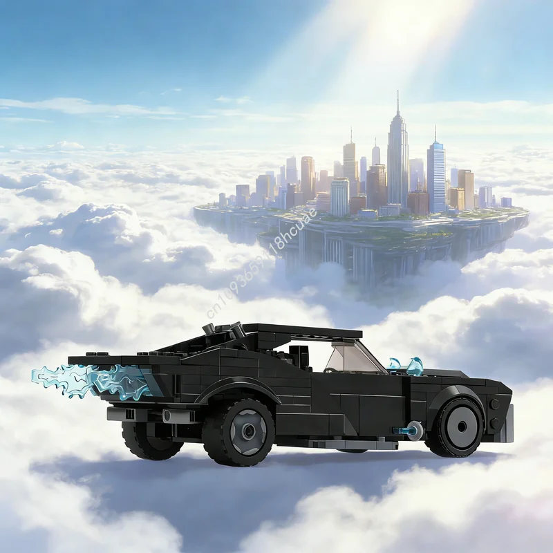 ตัวต่อ MOC ซูเปอร์ฮีโร่ 352 ชิ้น รถแบทโมบิลของแบทแมน ของเล่นตัวต่อสร้างสรรค์ ไอเดียสร้างสรรค์ ของขวัญคริสต์มาส ของเล่นเสริมพัฒนาการด้านสถาปัตยกรรม