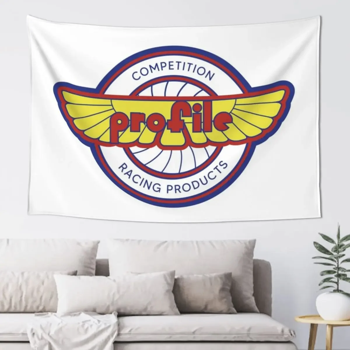 

Profile Competition Racing Products - Old School BMX Tapestry Wallpaper Bedroom Cute Decor Funny Tapestry