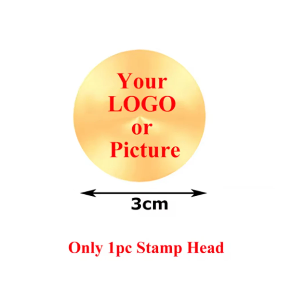 Aangepaste aardewerk stempel voor kleistempels Gepersonaliseerde logo & ontwerpmaker, perfect voor keramiek logo ontwerp zegel (2,5 cm - 5 cm) - afbeelding 1