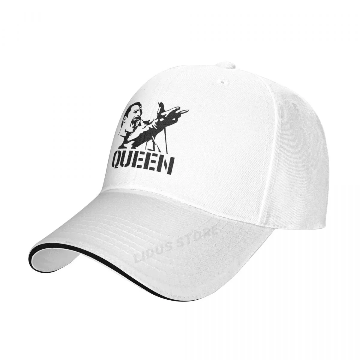 New Queen Rock Band Baseball Cap Men Casual Cotton Print Dad Hat British Rock Queen Band Cap Adjustable Snapback Hats