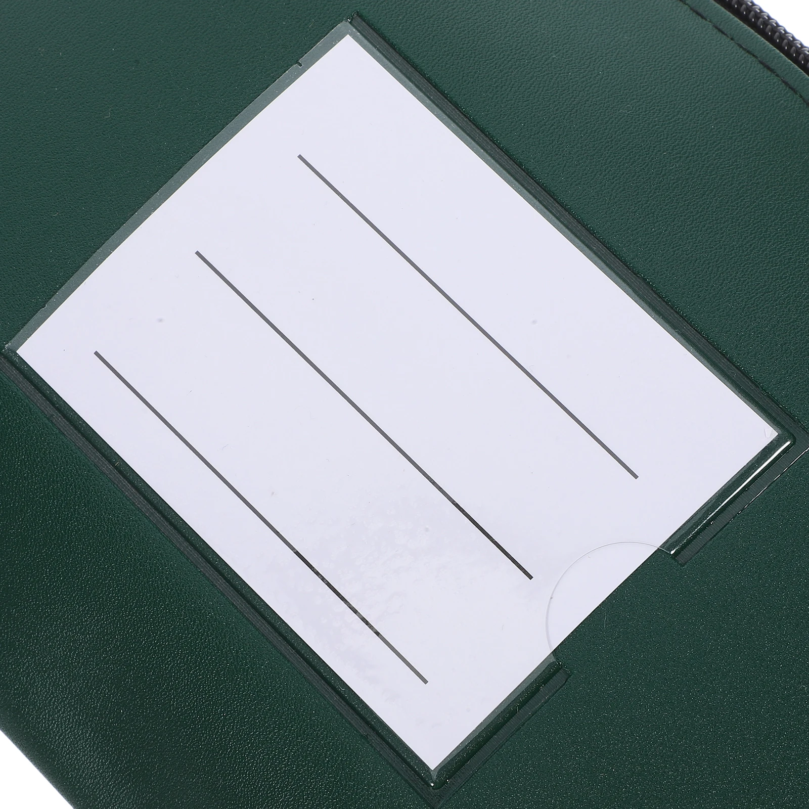 

2pcs Zippered Pu File Pouch Portable Document Organizer Storage Bag For Office School Travel Receipt Container Billfolds For Men