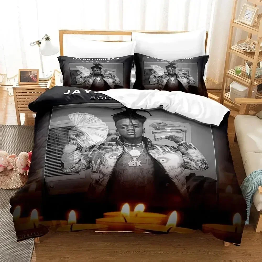 

Rapper JayDaYoungan Supplies Set Duvet Cover Set Bedding Sets For Adults Bed With Pillowcases No Filling Luxury Birthday Gifts