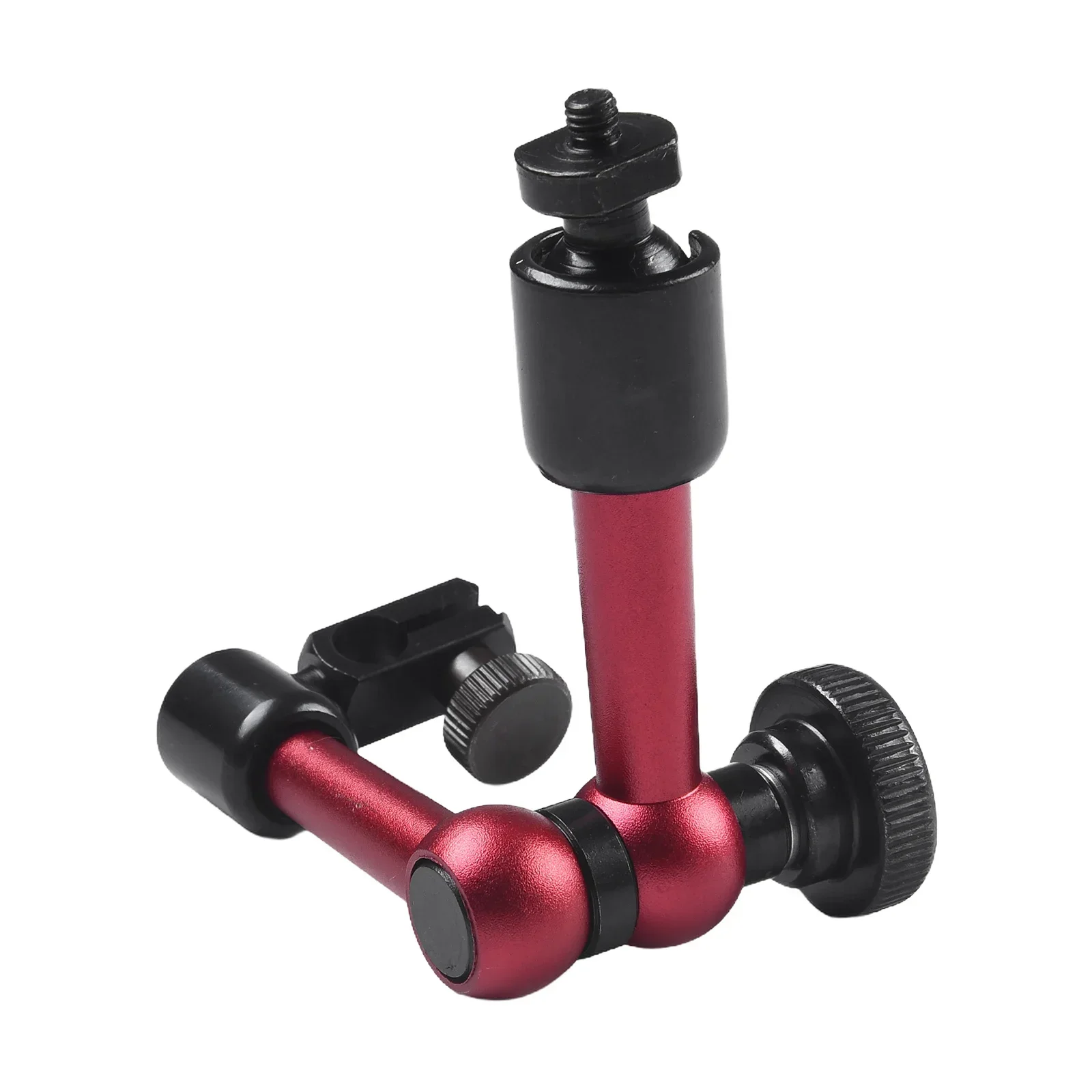 Support de Test à Cadran Magnétique, Base Universelle en Alliage d'Aluminium, Rouge, Noir, Jauge Flexible Durable