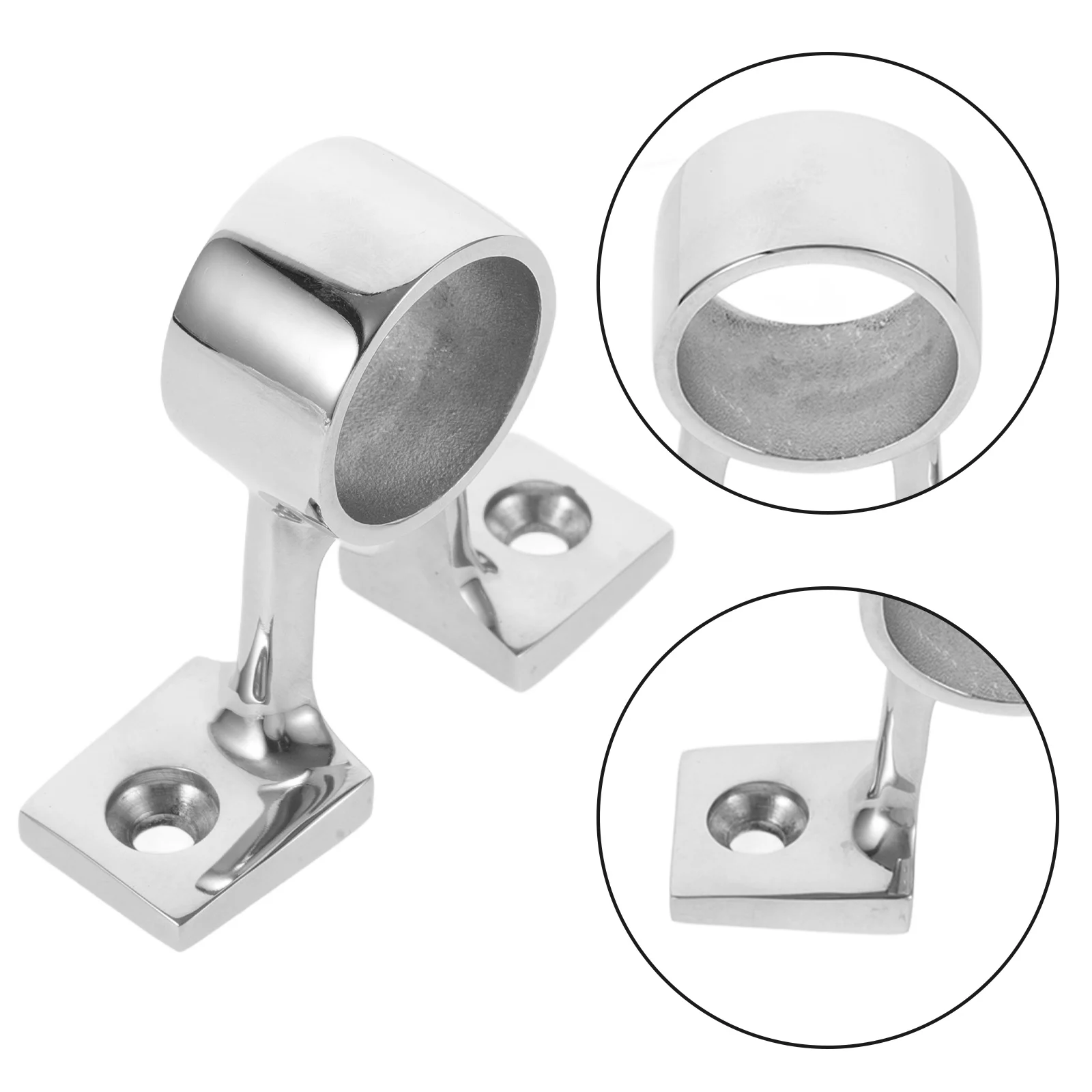 

Boat Bracket Handrail Base Fittings Railing Brackets Holder Railer for Stairs Stainless Steel Kayak