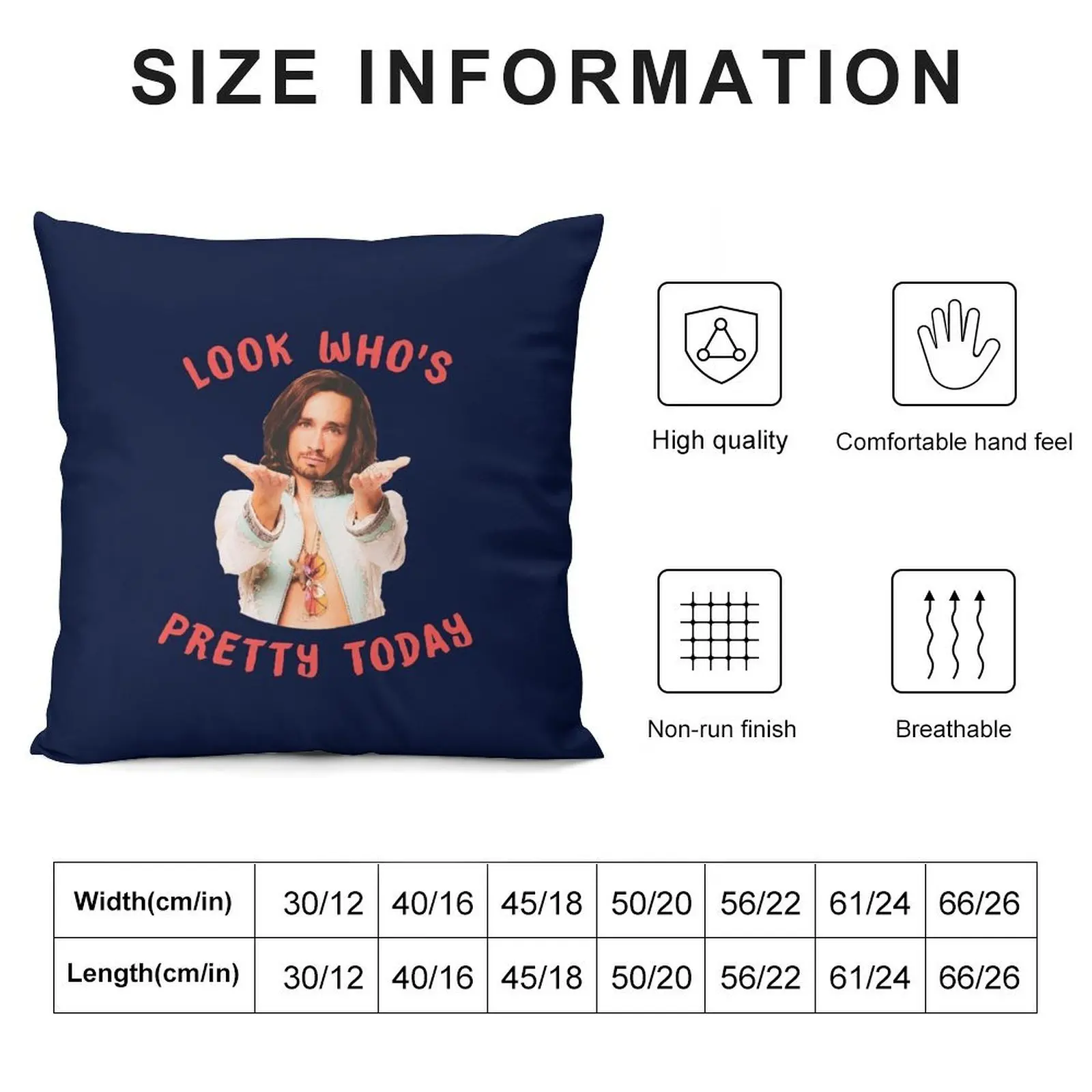 Klaus Hargreeves The Umbrella Academy - Look who is pretty today - funny meme 2020 Netflix Throw Pillow luxury decor pillow