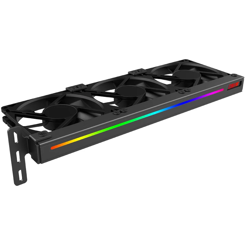 Imagem -06 - Teucer Vc-c270h 300x100x20 mm Lado Universal Argb 5v 3pin Endereçáveis Cabeçalhos Gpu Ventilador de Refrigeração Silencioso para a Maioria das Placas Gráficas