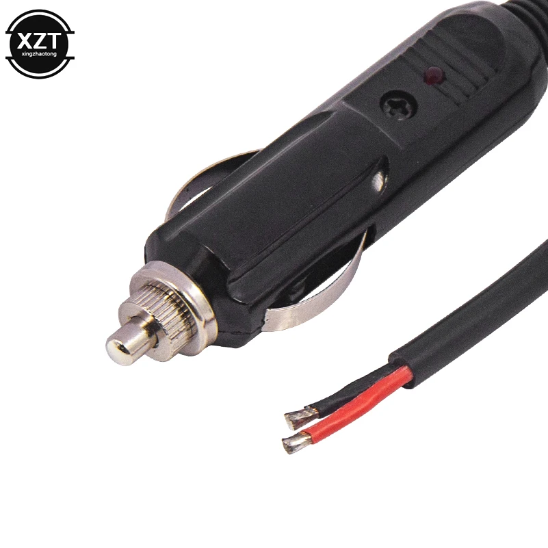 Car C harger 12V/24V Auto LED Male Cigarette Lighter Socket Connector With 15A Fuse Car Electronics Car Accessories