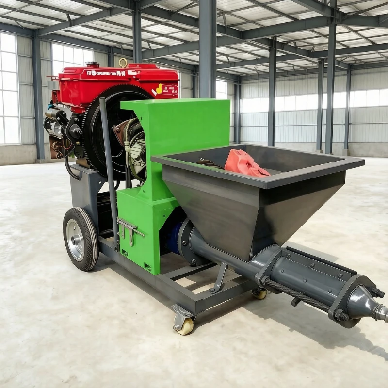 Factory Price Automatic Wall Cement Plastering Motar Plastering Machine Cement Concrete Mortar Sprayer