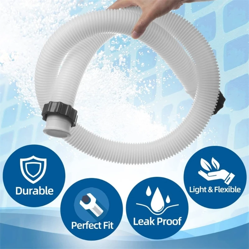 1/2/4pcs 29060E Swimming Pool Pump Replacement Hose Suitable for Intex Filter Pumps Sand Pump Saltwater Systems 59" Long
