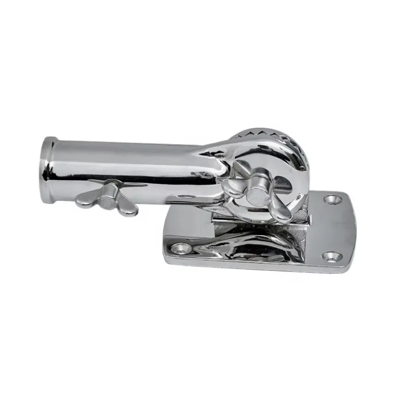 Stainless Steel Marine Flagpole Socket Top Mount 25mm Flagpole Bracket Mount Boat Yacht Kayak Canoe Boat Hardware