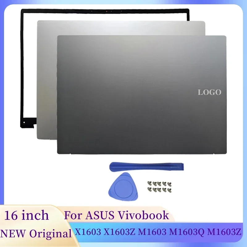 NEW Laptop Accessories For ASUS Vivobook Notebook X1603 X1603Z M1603 M1603Q M1603Z Laptops Case LCD Back Cover Front Bezel