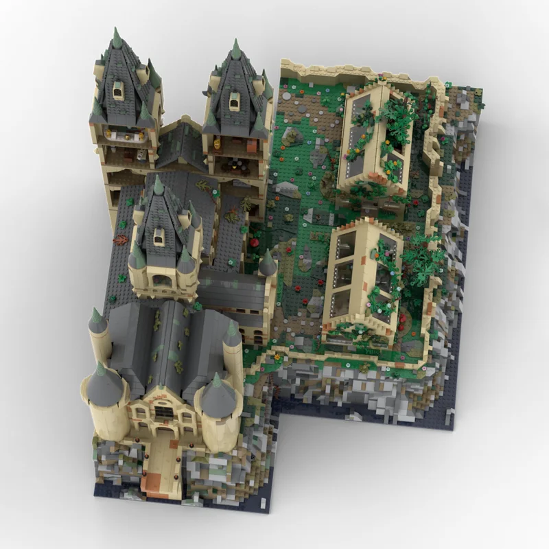 Populaire film Moc-bouwstenen Kasteel deel 3-Model Technologie Bakstenen Assemblage Vakantie Beroemde scène Bouw Speelgoedgeschenken