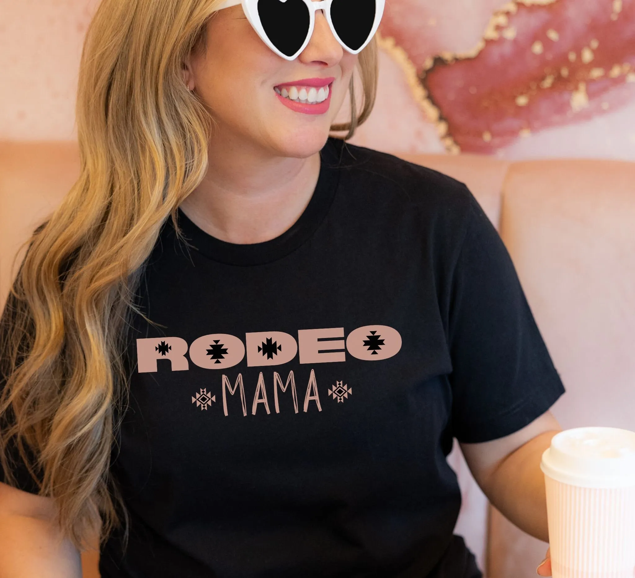 Rodeo Mama T Shirt Mom Western Mothers Day Cowgirl Cowboy Weekend Attire