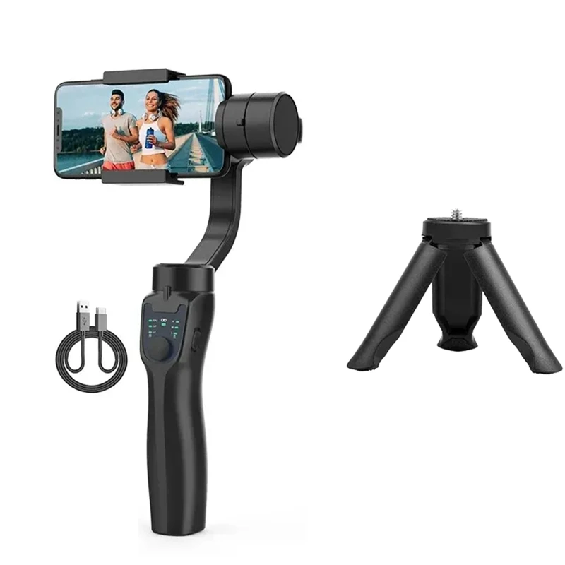 Universal F8 Handheld 3-Axis Gimbal Phone Holder Anti Shake Video Record Stabilizer Cellphone Smartphone