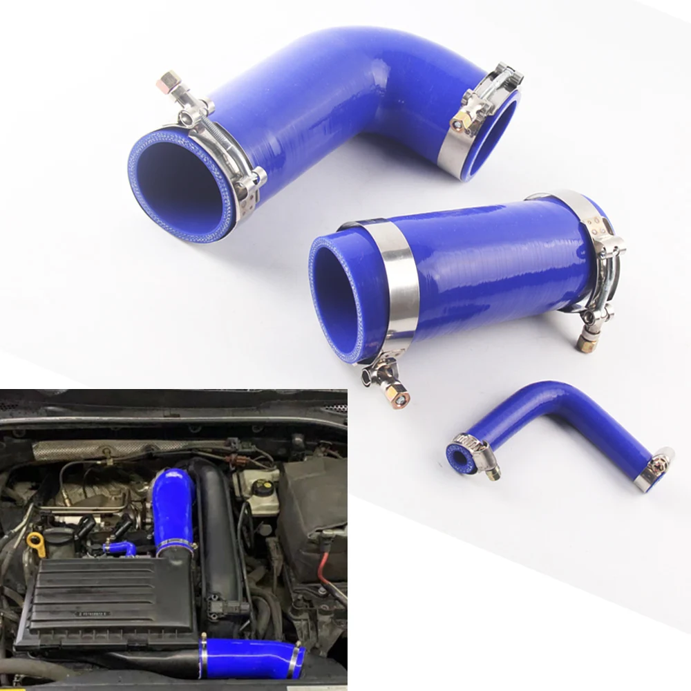 

Car Silicone Air Intake HoseFull Kits for VW Golf GTI MK7 EA211 1.2 1.4 Engine Passat Jetta Audi A3 Seat Leon Skoda