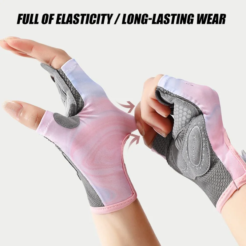 1Pair Lightweight Workout Gloves  for Weight Lifting, Cycling,Pull-upsGym,Training,Breathable and Snug Fit