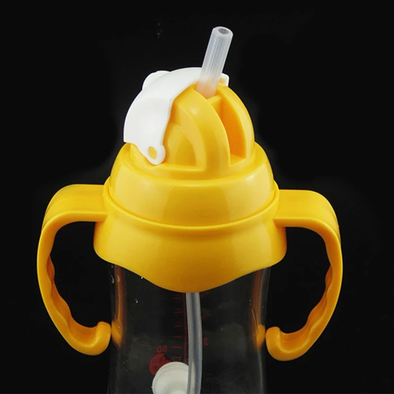 Weighted Straw Sippy Cup Conversion for Pigeon Baby Bottles Straw Cup Converter for Wide Neck Bottles