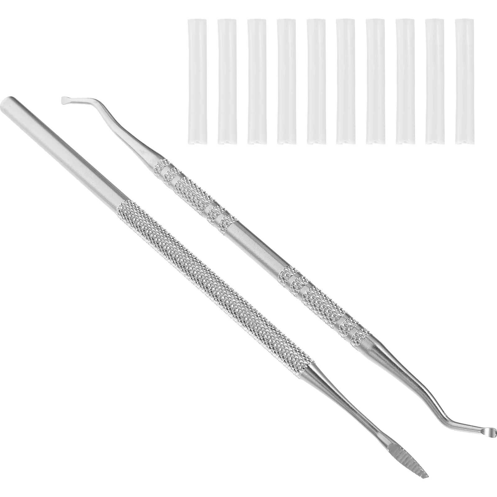 3 Pcs Stainless Steel Curved Patches for Ingrown Nail Correction Toenail Treatment Set Adhesive Free Nail Stickers