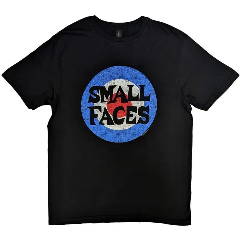 Small Faces Mod Target Black T Shirt