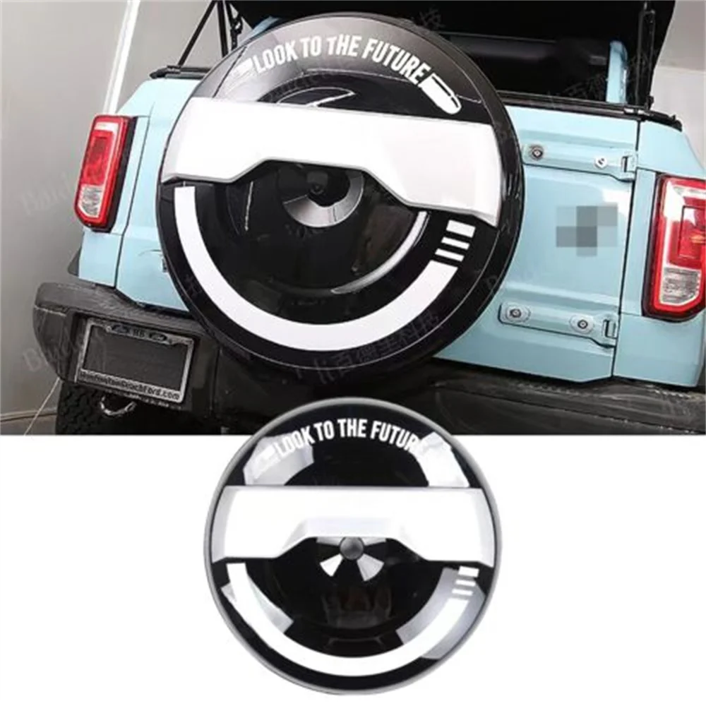 Car Body Spare Tire Tyre Wheel Cover Fits for Ford Bronco 4 Door 2021 2022 2023