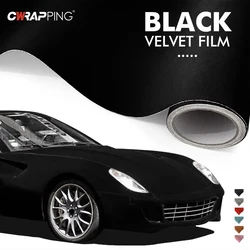 Car Sticker Self Adhesive Film Soft Velvet Fabric Suede Cloth Stickers Vinyl Fluff Cloth Car Styling Vinyl Car Wrap Sticker