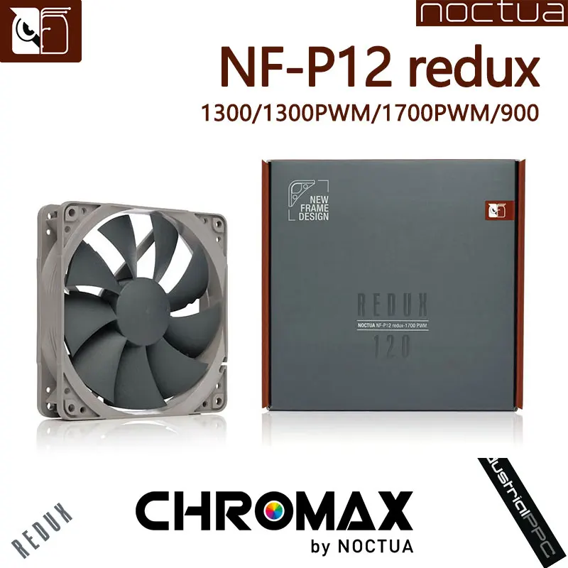 

Noctua NF-P12 Redux-1700PWM 12cm Case Fan CPU Fan 4pin Fan 9 Blade Design SSO Bearing Eddy Current Control 6 Years Warranty