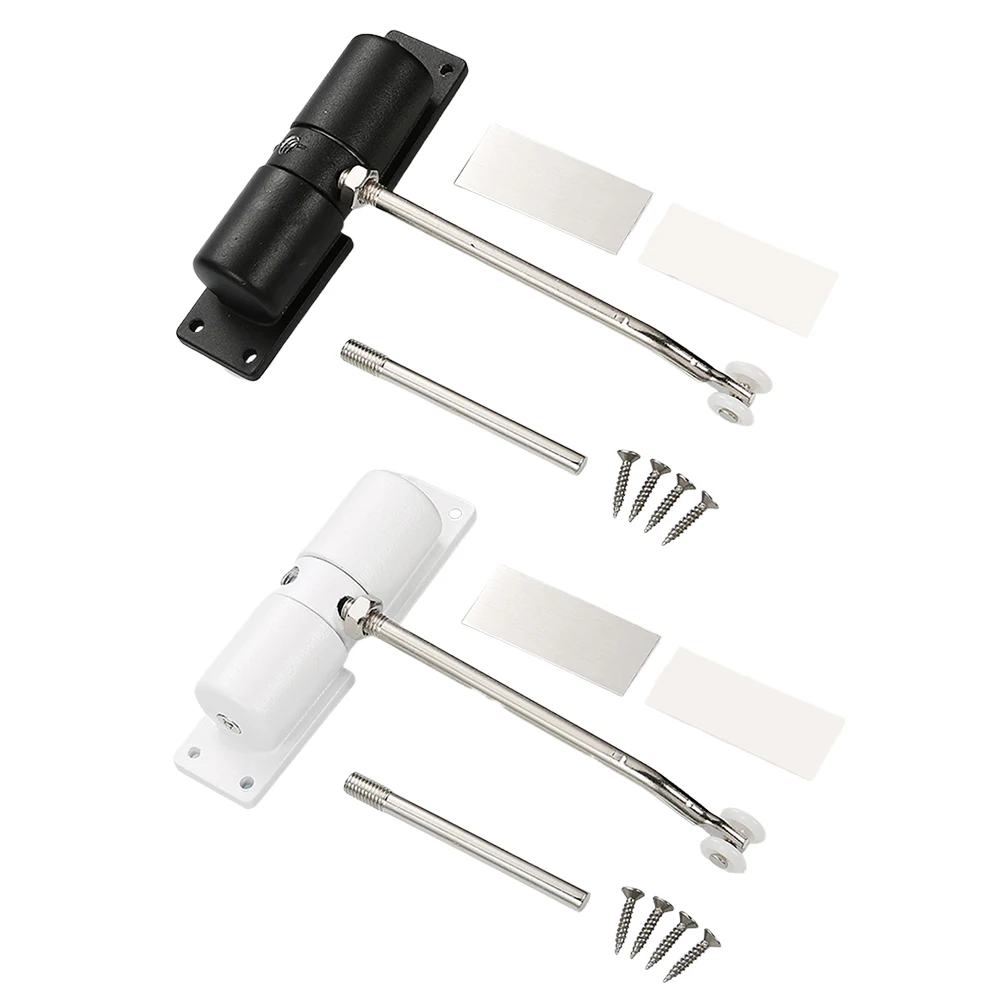 

Автоматический доводчик дверей из алюминиевого сплава, регулируемый, износостойкий, с пружинным механизмом для самозакрывания