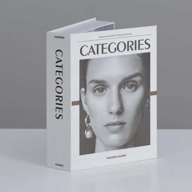 Luxury Fake Books Home Decor Accessories Fashion Stationery Storage Props Books Simple Nordic Coffee Table Books