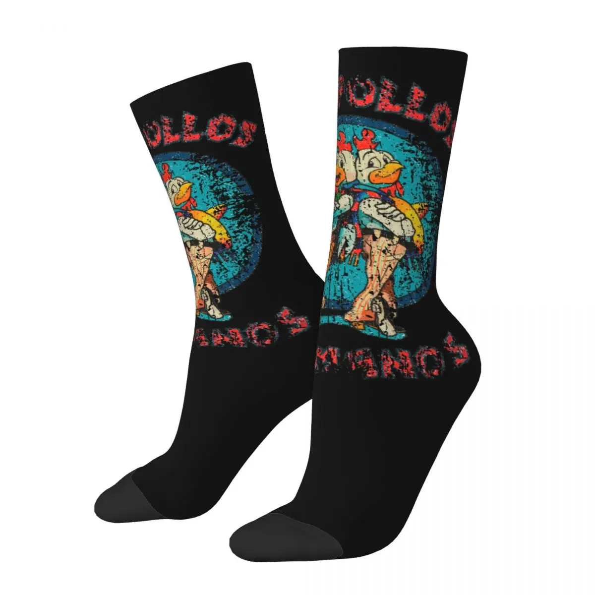 

Happy Funny Male Men Socks Casual Breaking Bad Los Pollos Hermanos 1996 Sock Sport Women's Socks Spring Summer Autumn Winter