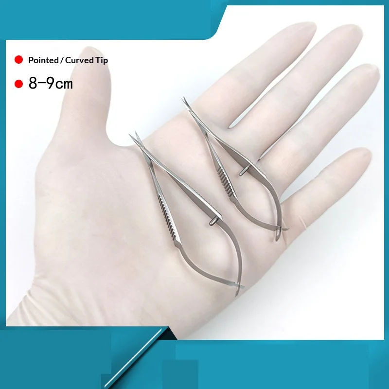 1pcs New 11cm Stainless steel ophthalmic microsurgical instruments Micro scissors