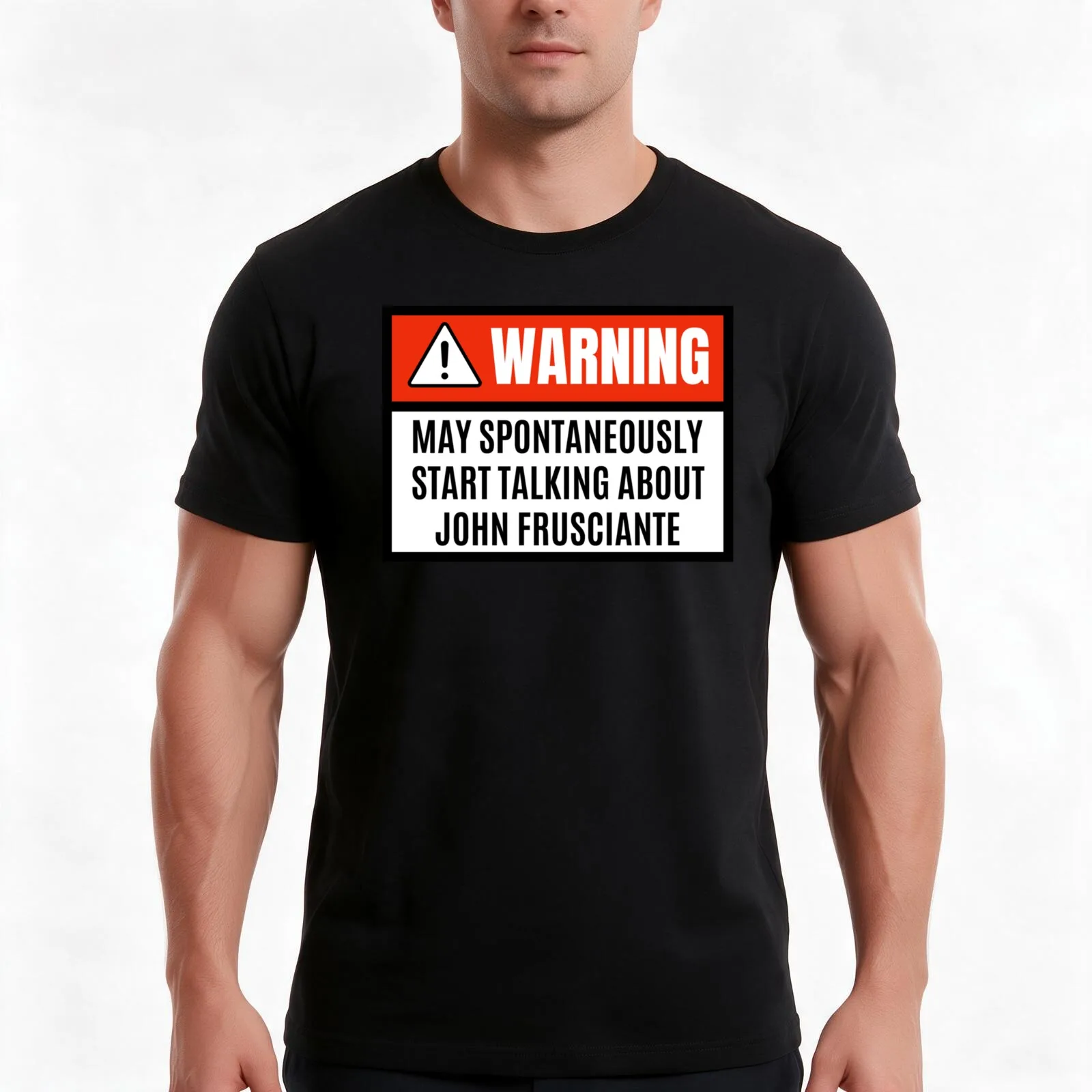 May spontaneously start talking about John Frusciante - John Frusciante lover T-Shirt, Summer Casual Cotton Tee, 100% Cotton